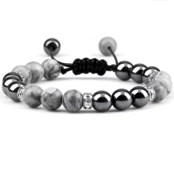 Magnetic Bracelet,Gemstone Beads,Hematite Bracelet,Magnetic and Stone Bracelet - Picture 1 of 1